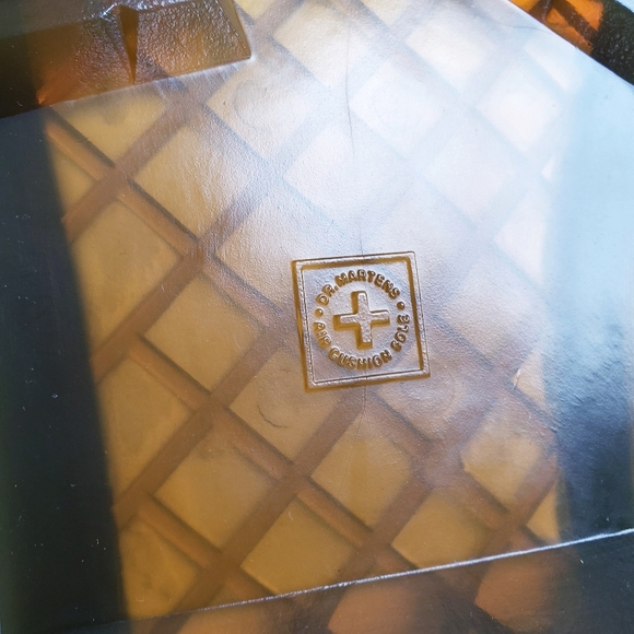 Dr. Martens Awley Leather Combat Boots Brown 13 - Picture 14 of 16